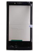 АКЦИЯ! Тачскрин (сенсор) для Huawei U9000 Ideos X6, черный, в сборе с передней панелью, AAA