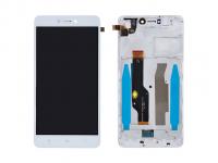 Дисплей Xiaomi Redmi Note 4X в рамке (белый) ориг 100%