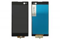 Дисплей для Sony D2533/ D2502 Xperia C3, модуль с тачскрином, черный