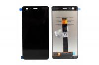 Дисплей для Nokia 2.1 (TA-1080) модуль с тачскрином черный