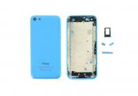 Корпус для iPhone 5C+держатель sim карты (голубой)