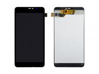 Дисплей Microsoft 640 XL DS Lumia (RM1067) модуль с тачскрином (черный)