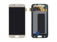 Дисплей Samsung G920F (S6) модуль с тачскрином (золото) OLED