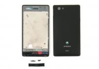 Корпус Sony ST23i (Xperia Miro) черный