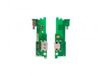 Шлейф для Sony Xperia XA1/XA1 Dual (G3112/G3121) + системный разъем + микрофон + вибро