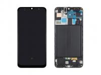 Дисплей Samsung A505FN/DS (A50) в рамке (черный) OLED