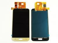 Дисплей для Samsung J120F Galaxy J1 (2016) модуль с тачскрином золото (OLED)