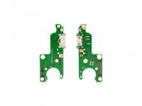 Шлейф (плата) для Nokia 6 + системный разъем + микрофон