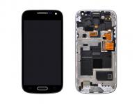Дисплей для Samsung i9190/ i9192/ i9195 Galaxy S4 Mini в рамке модуль с тачскрином черный (ориг. мат