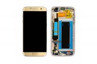 Дисплей для Samsung G935F Galaxy S7 Edge модуль с тачскрином золото, оригинал АСЦ