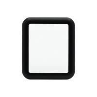 Стекло защитное для Apple Watch 42mm 3D (полный клей) черное