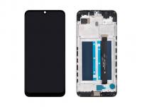 Дисплей для ZTE Blade V10 в рамке + тачскрин (черный)