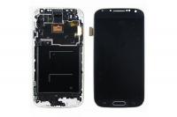 Дисплей для Samsung i9500 Galaxy S4 модуль с тачскрином в рамке черный (ориг. матрица)
