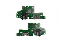 Шлейф (плата) для Huawei P Smart (2019) + разъем зарядки + разъем гарнитуры + микрофон