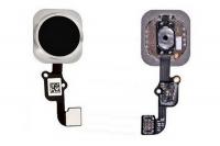 Шлейф для iphone 6S / 6S Plus на кнопку HOME, в сборе с клавишей Touch ID 821-00487, черный