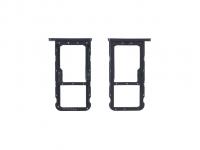 Держатель сим для Huawei P20 Lite/Nova 3e (ANE-LX1/PAR-LX1) черный