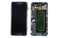 Дисплей для Samsung G928F Galaxy S6 Edge Plus модуль с тачскрином черный, оригинал АСЦ