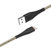 Кабель USB LIGHТNING Borofone BX25 Powerful (1м) черный