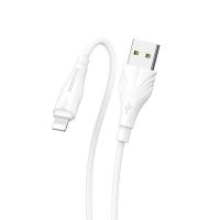Кабель USB LIGHТNING Borofone BX18 Optimal (2м) белый