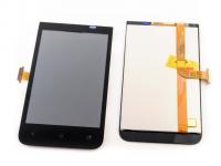 Дисплей HTC Desire 200  модуль с тачскрином (черный)