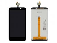 Дисплей HTC Desire 320 модуль с тачскрином (черный)