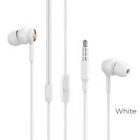 Наушники Borofone BM33 Complacent universal earphones 3.5мм белый