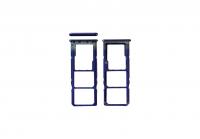Держатель SIM Samsung A207F/A307F/A3050/A507F (A20s/A30s/A40s/A50s) синий