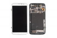 Дисплей для Samsung i9200 модуль с тачскрином в рамке белый (ориг. матрица)