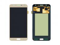 Дисплей Samsung J701F (J7 Neo) модуль с тачскрином (золото) ориг 100%