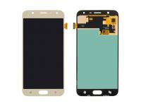 Дисплей Samsung J720F (J7 2016) модуль с тачскрином (золото) OLED