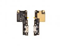 Шлейф (плата) для Xiaomi Redmi 7A + системный разъем + микрофон ориг