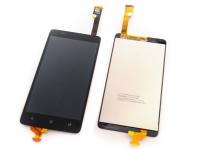 Дисплей HTC Desire 400  модуль с тачскрином (черный)