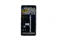 Дисплей Lenovo A5600 модуль с тачскрином в рамке (черный)