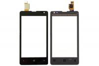 Тачскрин (сенсор) для Microsoft 435 Dual Sim/ Microsoft 532 Dual (RM-1069), черный