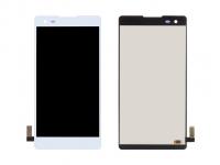 Дисплей LG K200DS (X style) модуль с тачскрином (белый)