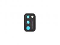 Стекло камеры для Samsung A415F Galaxy A41 (черный) (комплект)