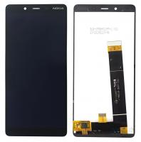 Дисплей для Nokia 1 Plus (TA-1066) модуль с тачскрином черный