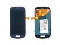 Дисплей для Samsung i8190 Galaxy S3 Mini модуль с тачскрином синий (ориг. матрица)