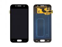 Дисплей Samsung A320F (A3 2017) модуль с тачскрином (черный) ориг 100%