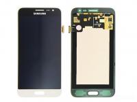 Дисплей для Samsung J320F Galaxy J3 (2016) модуль с тачскрином белый (ориг. матрица)