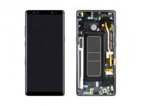 Дисплей Samsung N950F/DS (Note 8) в рамке (черный) ориг 100%