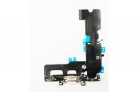 Шлейф для iphone 7  с разъемом зарядки (системным), разъемом гарнитуры и микрофоном 821-00270, белый