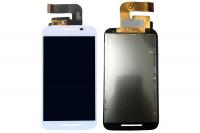 Дисплей для Motorola Moto G (generation 3) модуль с тачскрином белый