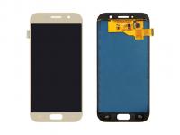 Дисплей Samsung A520F (A5 2017)+тачскрин (золото) TFT (тонкий) с регул. подсветки
