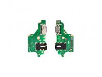 Шлейф (плата) для Huawei P20 Lite (ANE-LX1) + разъем зарядки + разъем гарнитуры + микрофон