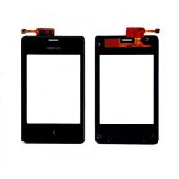 Тачскрин (сенсор) для Nokia 502 Dual, черный