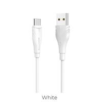 Кабель USB Type-C Borofone BX18 Optimal (2м) белый