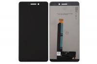 Дисплей для Nokia 6 (TA-1021) модуль с тачскрином, черный