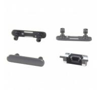 Кнопка включения (толкатель) для Apple iPhone 8/8 Plus (mute, on/off, volume) (черно/серый)