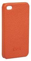 Чехол для Apple iPhone 4/ 4s ультратонкая пластиковая матовая (оранжевая)